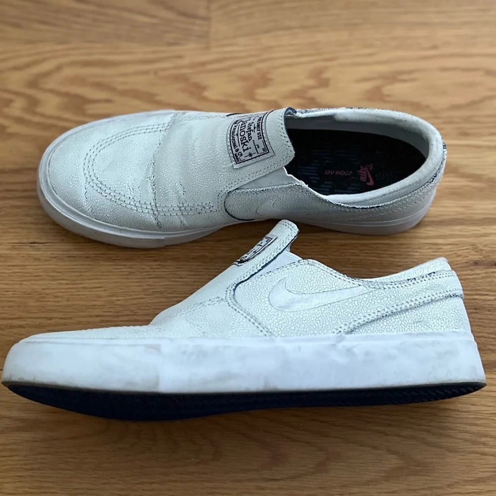 Nike SB Zoom Stefan Janoski Slip On Leather Shoes (6.5)